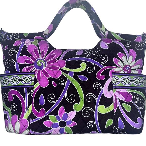 Vera Bradley Handbags - Vera Bradley Handle Bag – Purple Punch